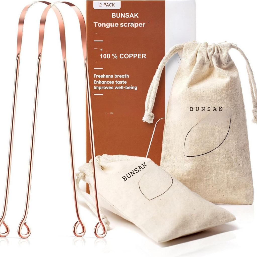 Bunsak 100% Copper Tongue Cleaner