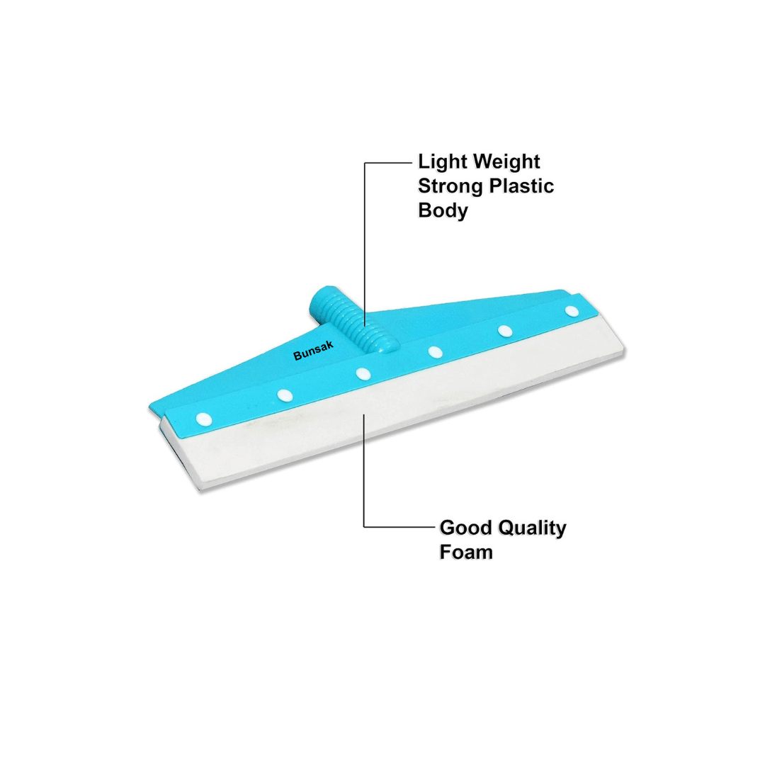 Bunsak Floor Bathroom Wiper (Sky Blue)