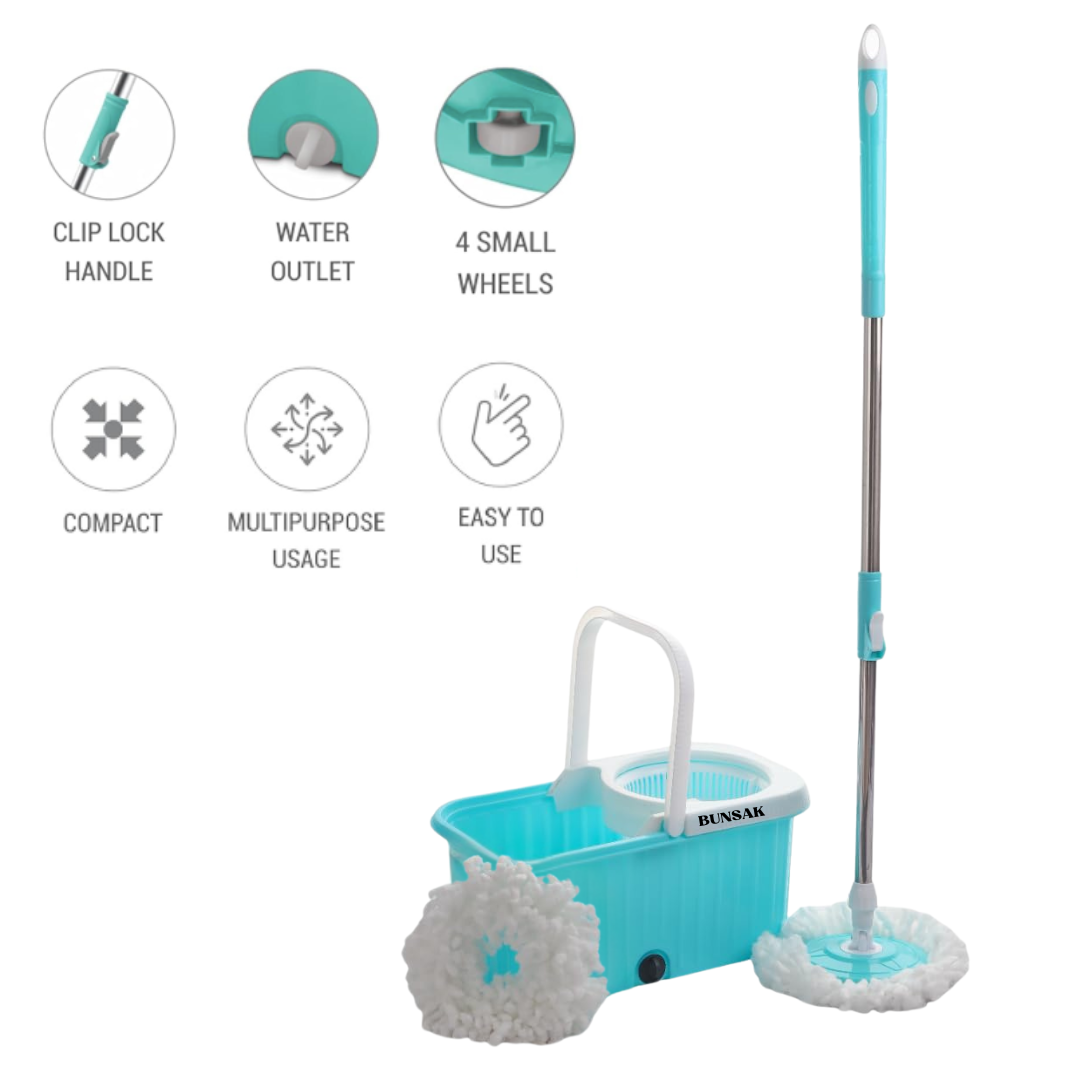 Bunsak Spin Mop Set