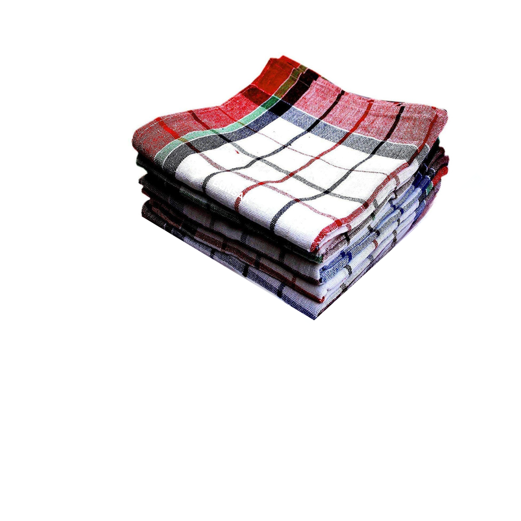 Bunsak Cotton Check Kitchen Cloth (Multicolour)
